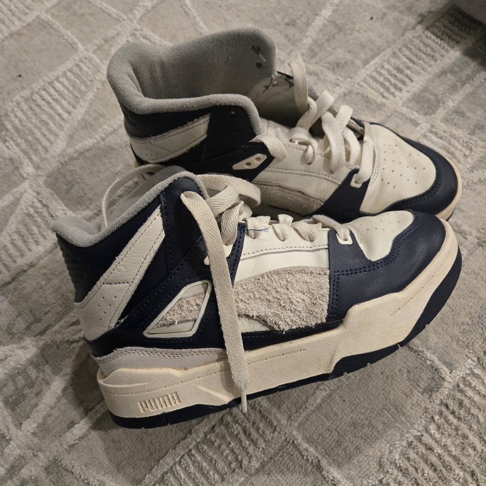 Puma High-Top Sneakers (6Y/ Womens 7)